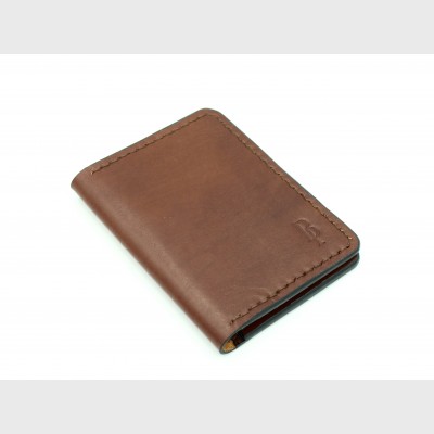 Portfel Minimalistyczny - mini wallet V2 - brązowy